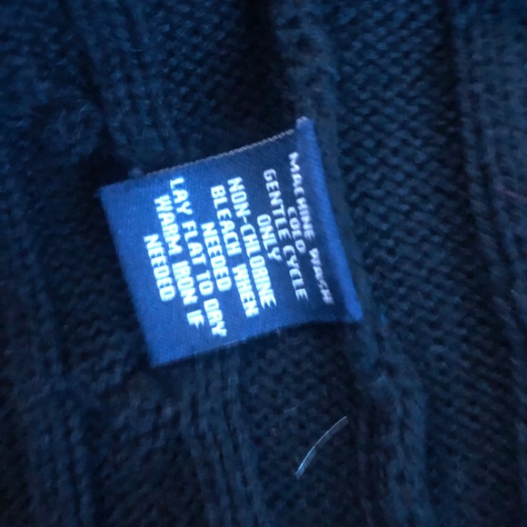 Chaps cable knit button down sweater - Picture 5 of 5